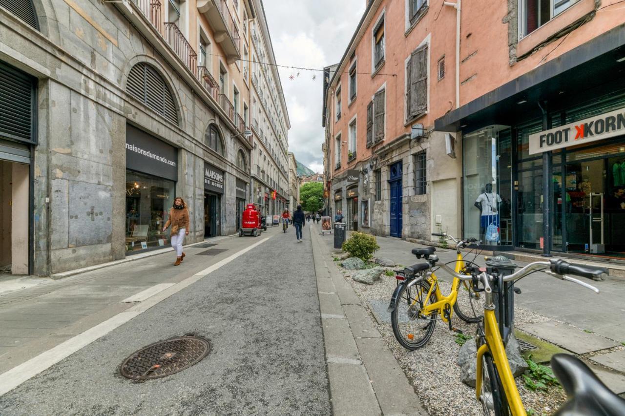 L'Elegance- Centre Historique- Confort- Netflix- Marche Frais Et Local Grenoble Exterior foto